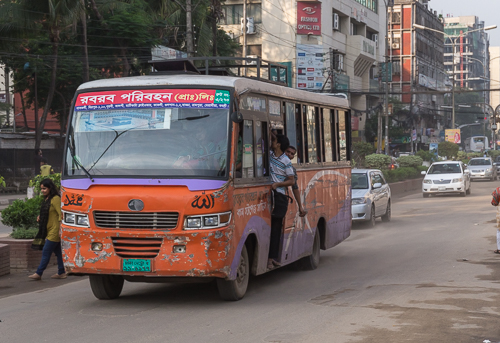 Typical bus - and this one is in quite good condition