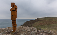 This sculpture by Antony Gormley had been erected the day before, I actually walked past right afterwards but didn't want to disturb their ceremony