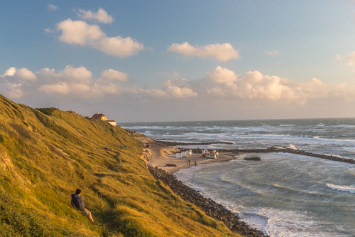 Michiel enjoying the fantastic views