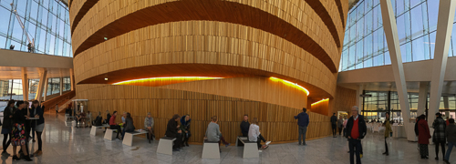 Panorama inside the Opera - amazing building!