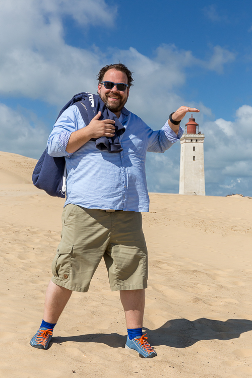 Michiel and lighthouse ;)