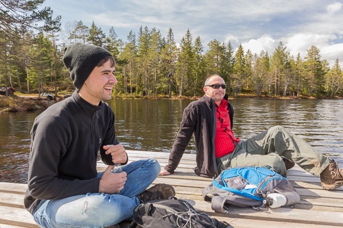 Lunch break at Kobberhaughytta