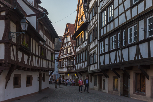 Half-timbered houses in Petit France