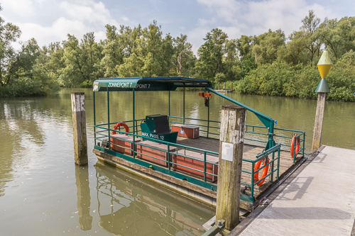 The solar powered ferry that took us to the start of our walk (for a small fee)