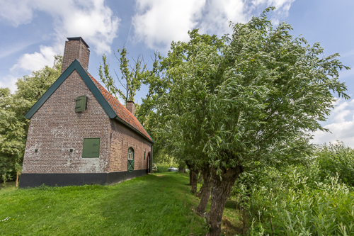 A house used by the willow workers, after the government decided the primitive huts they used before were not suitable