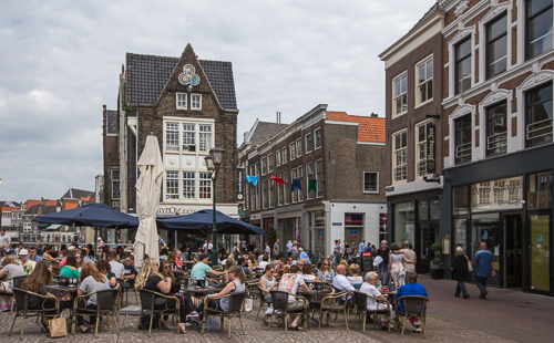 Outside cafe in Dordrecht