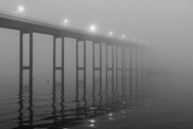 Bridge into fog
