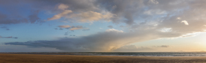 A nice cumulonimbus on the horizon :)