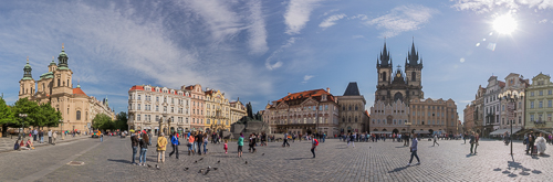 Panorama of the Old Town Square