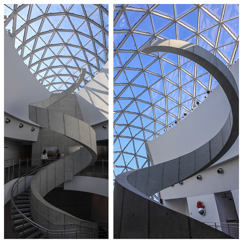 I loved the architecture of the Dalí museum in St Petersburg