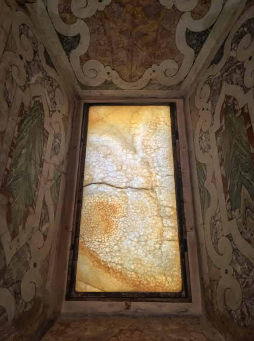 Windows made of stone in the impressive but slightly strange Modena Cathedral!