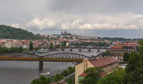 View from Vyšehrad