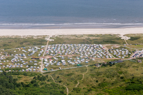 Crazy amount of caravans on Ameland...