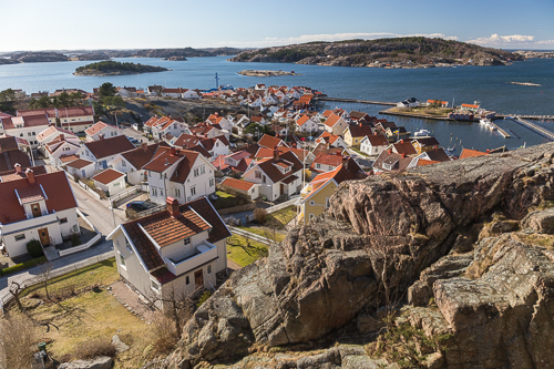 The deserted old town of Fredrikstad on a Saturday morning