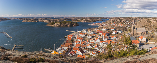 The deserted old town of Fredrikstad on a Saturday morning