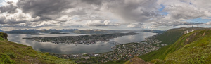 I can never resist another panorama of Tromsø island :)