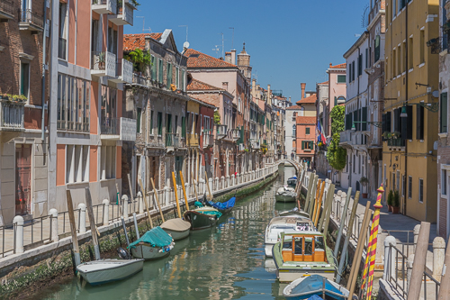 Venice is busy but if you walk away from the most famous sites you can find many quiet places too!