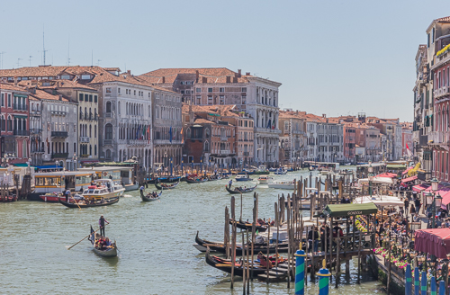 View in the other direction from Rialto Bridge