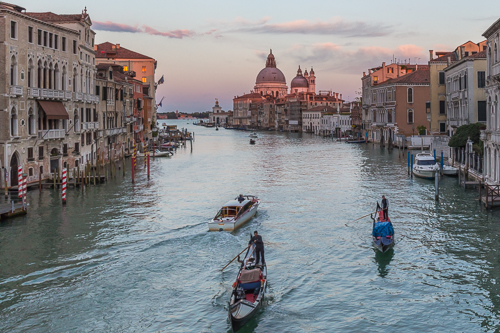 Sunset from The Ponte dell'Accademia