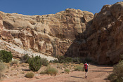 Finally the canyon opened up, from here you can either take the long way back through another slot canyon, or backtrack the way you came