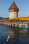 The famous bridge in Luzern