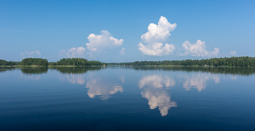 A last photo of lake Saimaa on our way back to Pieksämäki