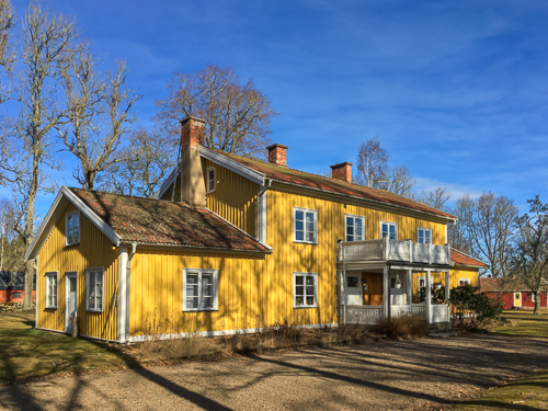 Our B&B near Hornborga Lake