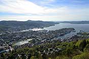 Bergen in the sunshine