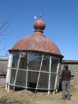 The old top of the lighthouse