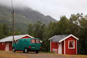 The starmobil and our little cabin