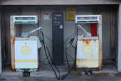The petrol station in Sørvær....