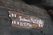 A mountain hut at Techend Alm above the Weißensee